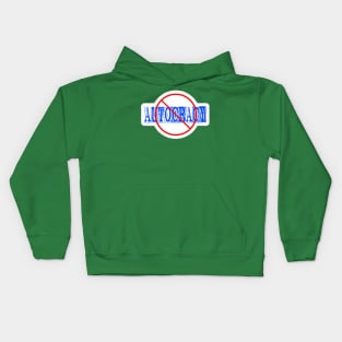 🚫 Autocracy - Double-sided Kids Hoodie